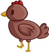 poule gauche